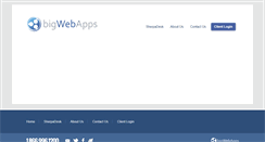 Desktop Screenshot of bigwebapps.com